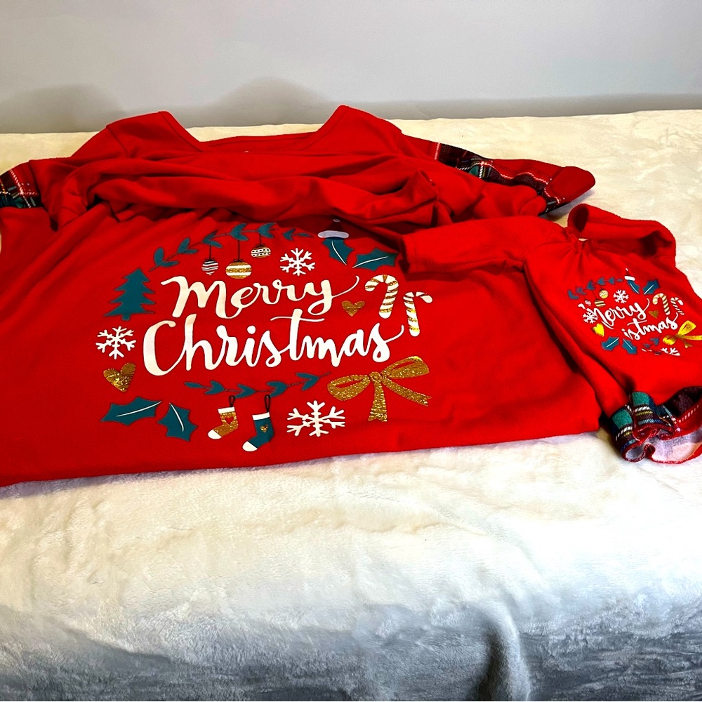 Christmas nightgown free gift with purchase, wrapped with care